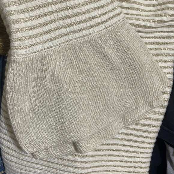 Chicos striped Glitter Boho Bell Sleeve Sweater - Picture 8 of 10